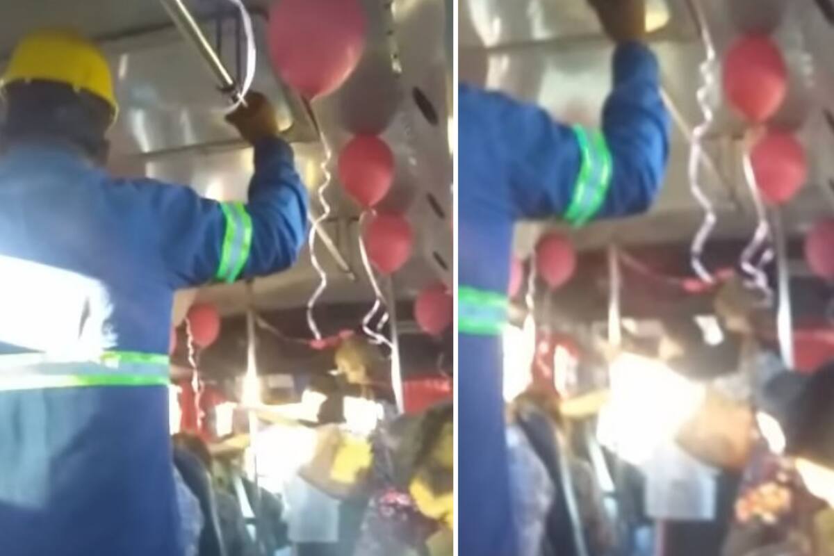 VIDEO: Chofer decora camión urbano por el Día de las Madres y no les cobra pasaje