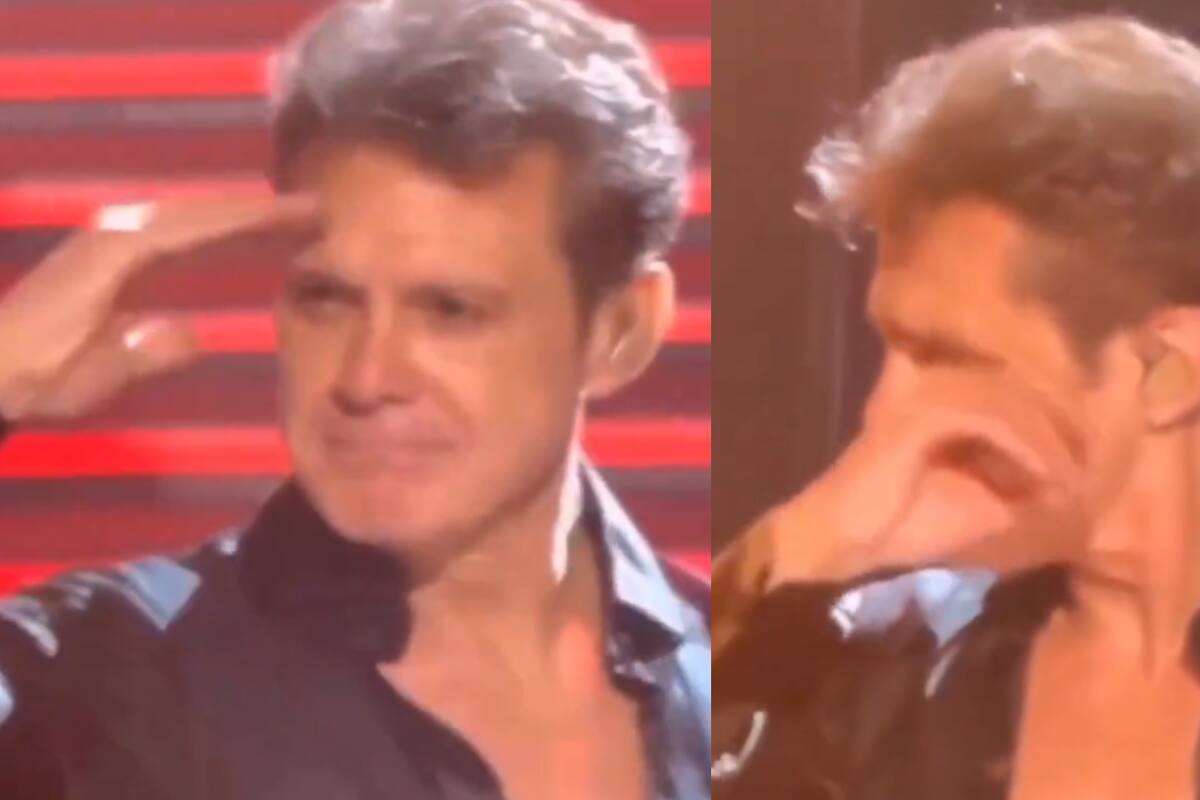 Luis Miguel emociona a sus fans al romper en llanto en pleno concierto en México