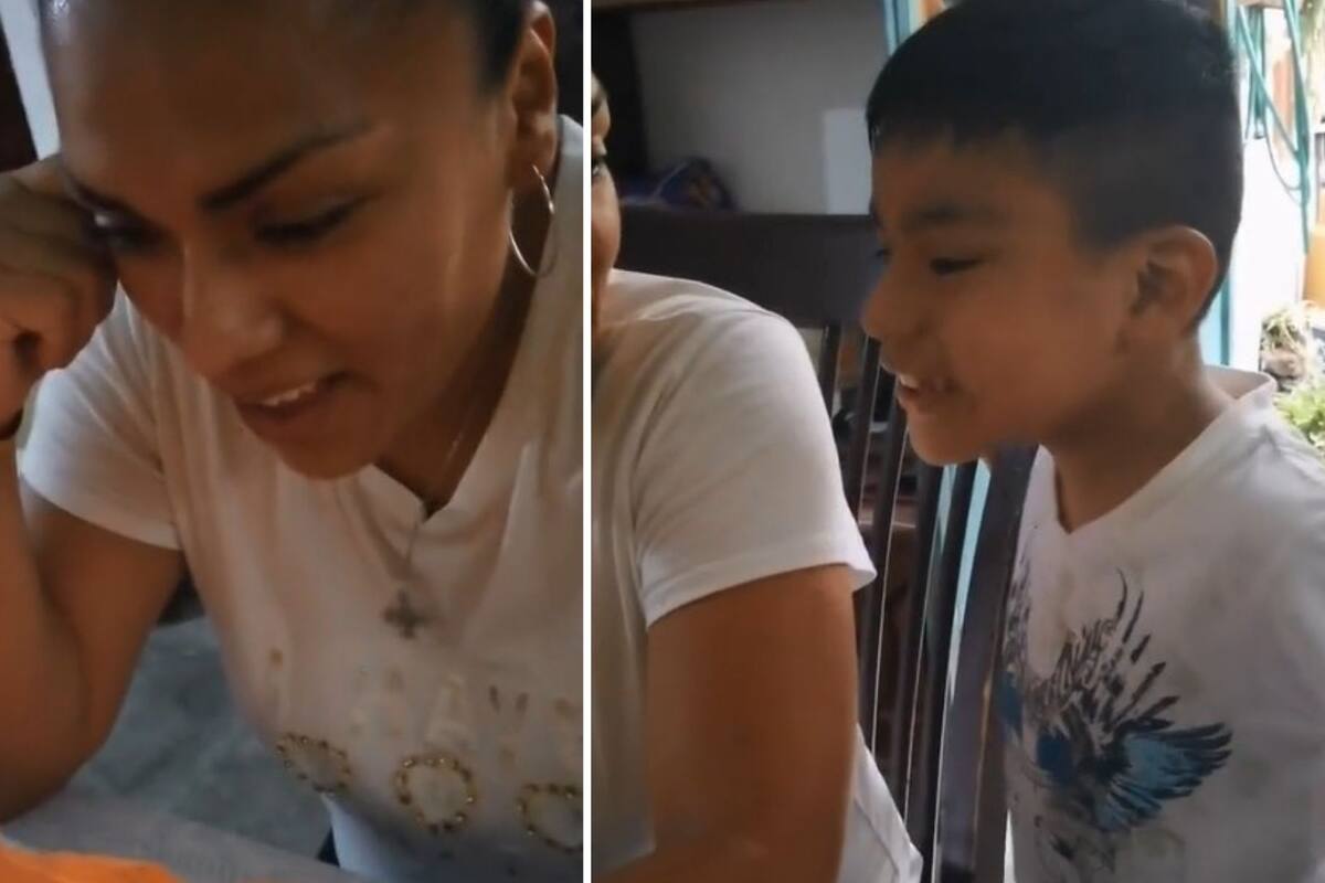 Maestra pide que hagan carta por el Día de la Madres, niño se equivoca y escribe sus malestares