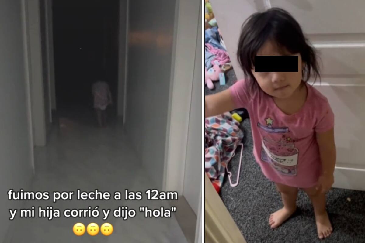 VIDEO VIRAL: Madre graba a su hija saludando a un fantasma y sale corriendo