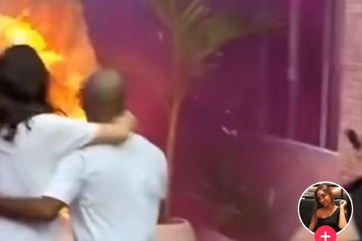 VIDEO VIRAL: Revelación de género termina en incendio