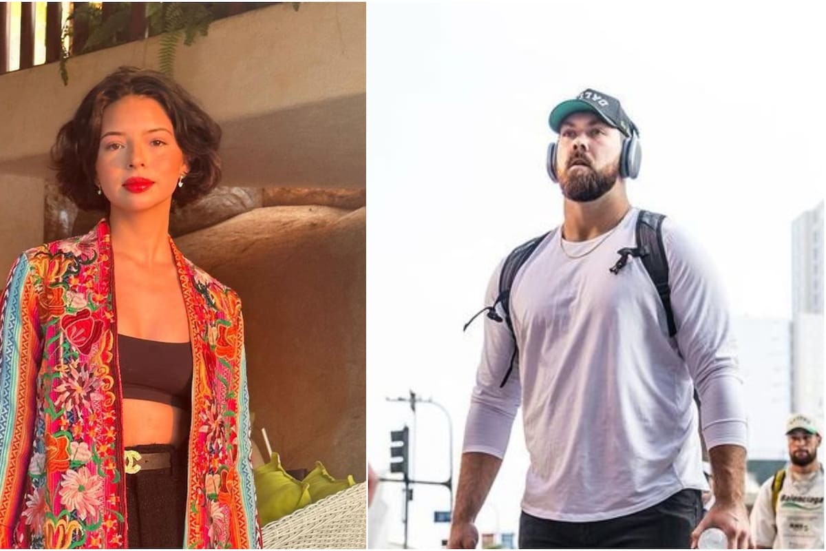 Surgen rumores de Ángela Aguilar sobre un "romance" con Josh Ball, jugador de la NFL