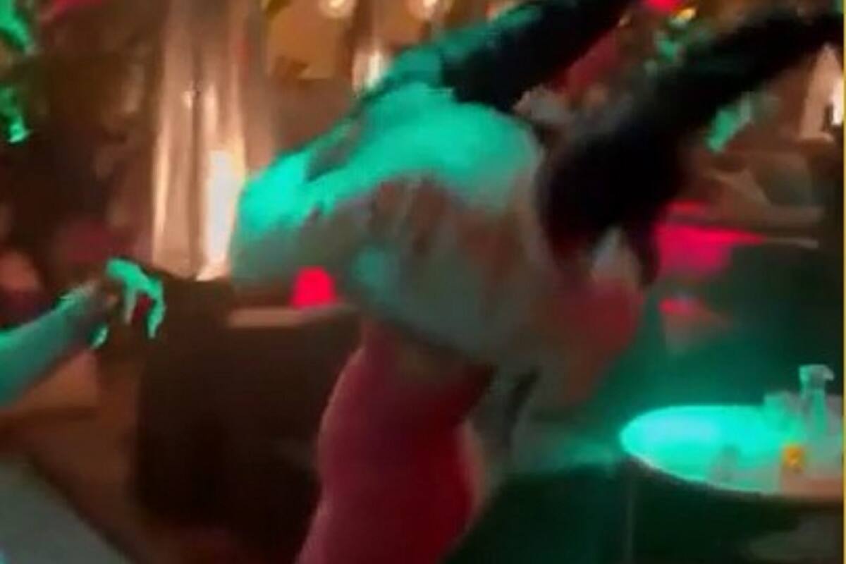 VIDEO VIRAL: Pareja terminan en el piso al "intentar" hacer una "quebradita"