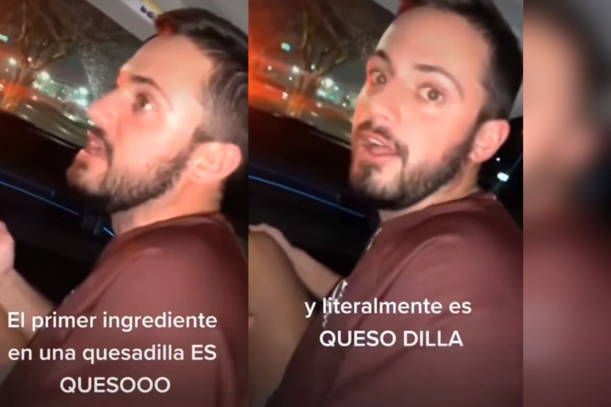 VIRAL: ¡estadounidense EXPLOTA contra las quesadillas sin queso de Ciudad de México!