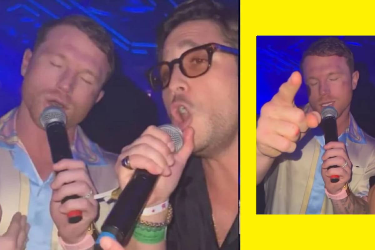 Tras ser derrotado por Bivol, "Canelo" se echa un palomazo con Diego Bonetta