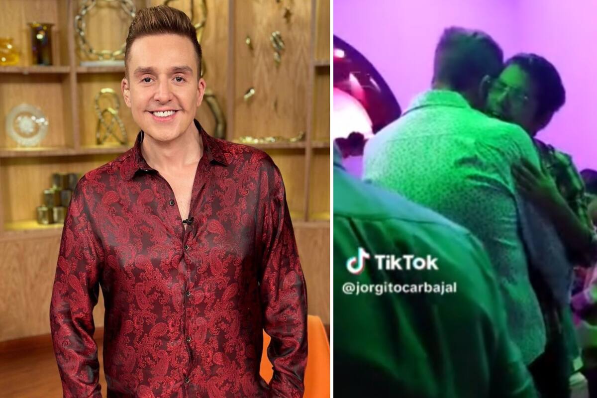 Cachan a Daniel Bisogno muy romántico con otro jovencito en antro de la CDMX
