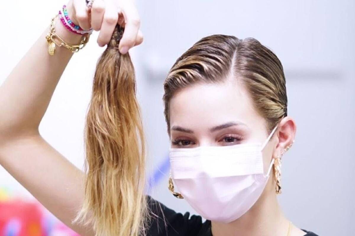 Mariana Rodríguez se corta el cabello para apoyar a un niño con cáncer