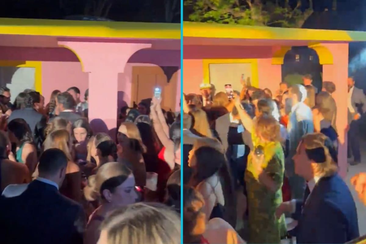 Matrimonio mexicano se vuelve tendencia al replicar la icónica “casita” de Bad Bunny en su celebración (VIDEO)