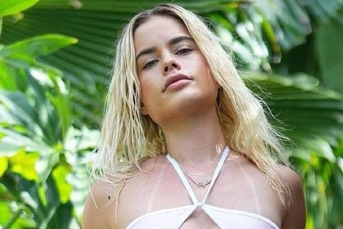 Yaslen Clemente sorprende a su seguidores con su traje de baño blanco