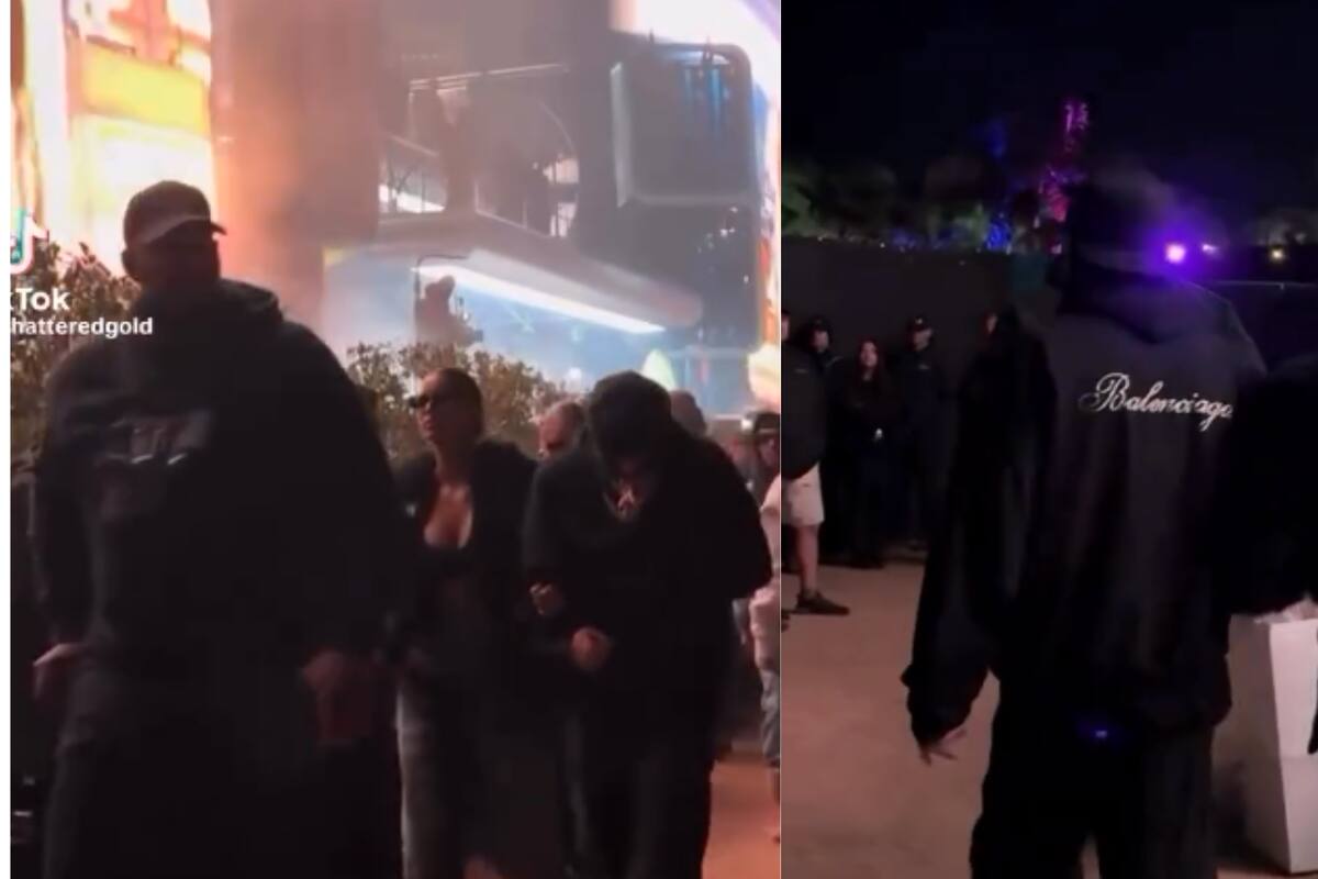 Peso Pluma es captado tomado de la mano con una misteriosa mujer en Coachella