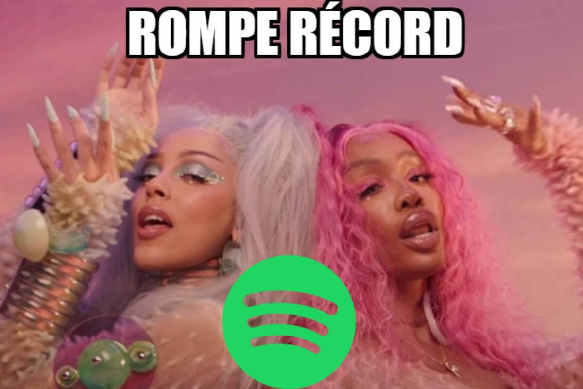A un año de su lanzamiento, Doja Cat rompe récords con su canción 'Kiss Me More'