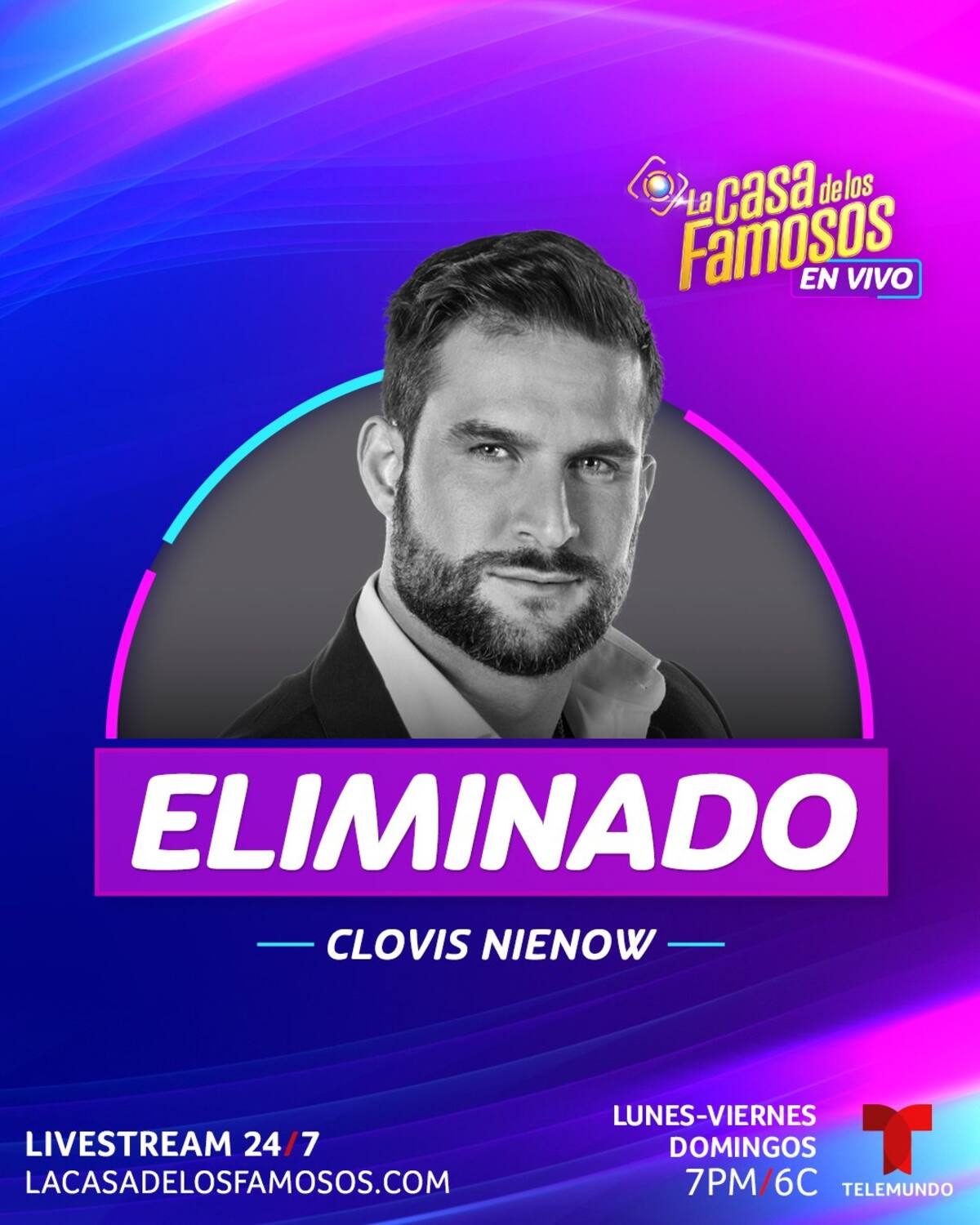 Clovis fue el eliminado de la semana 13