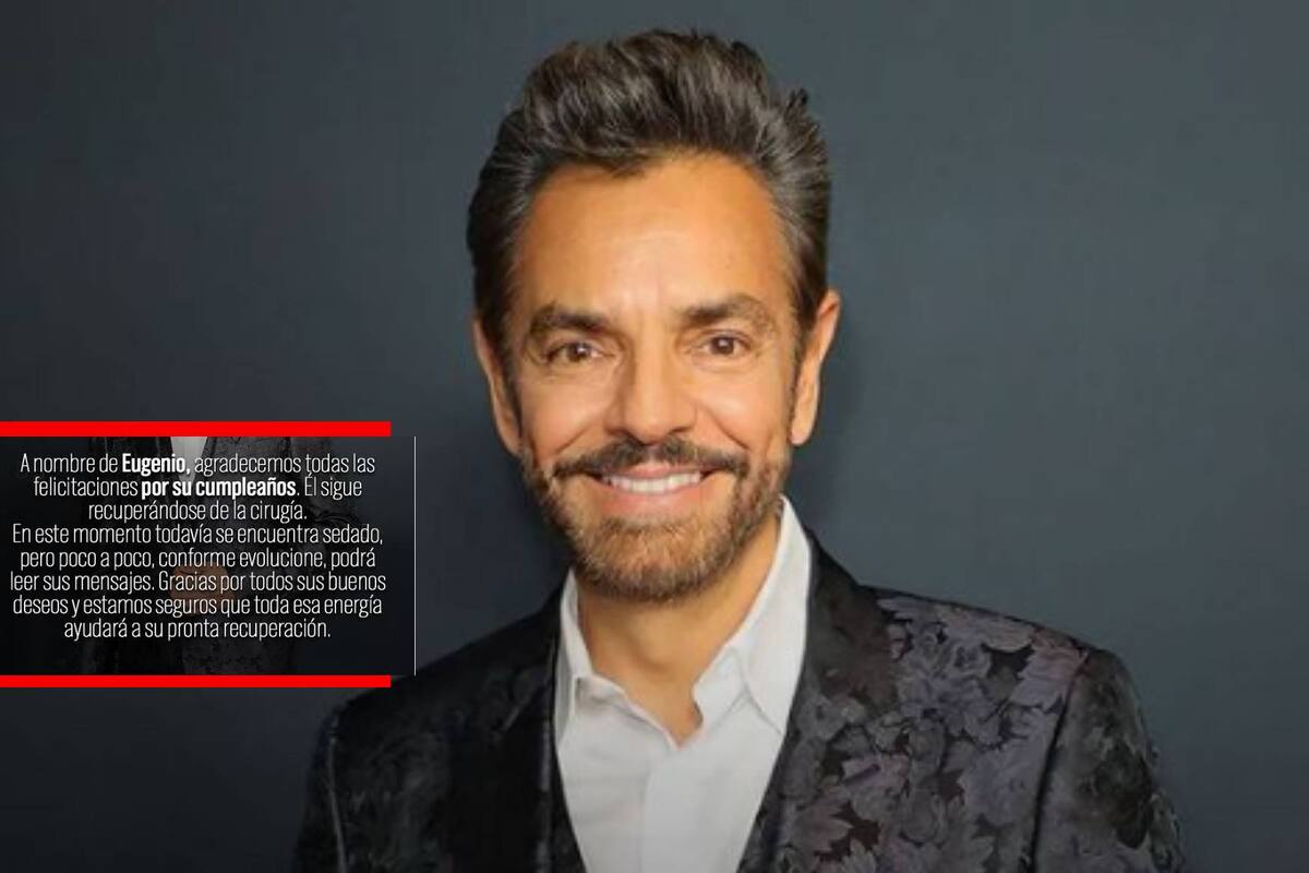 Lanzan comunicado de agradecimiento a nombre de Eugenio Derbez