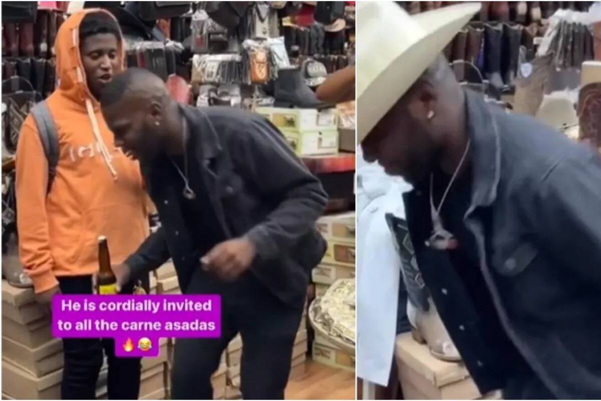 Turistas bailan "La boda del Huitlacoche" en tienda de ropa vaquera y se hacen virales