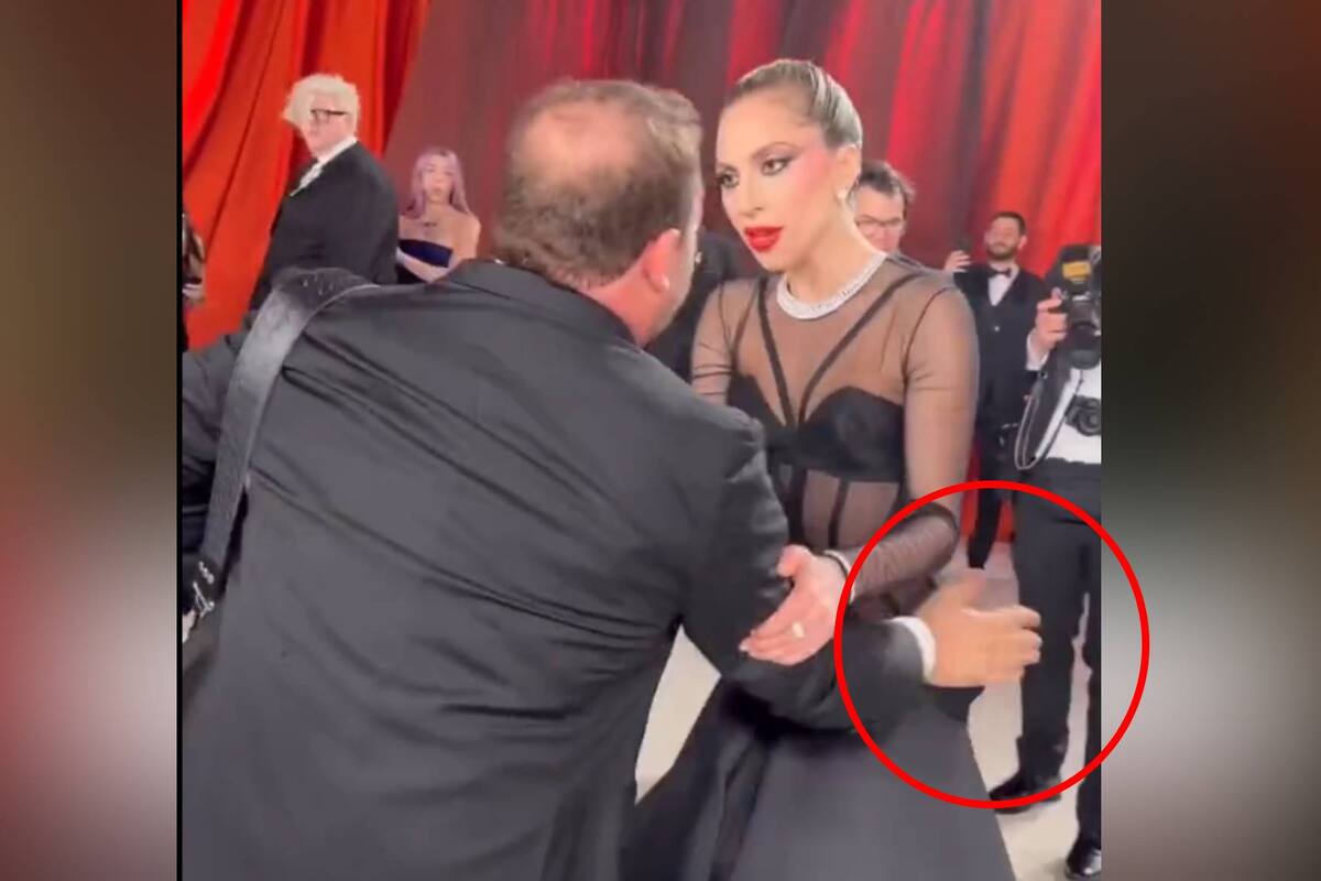 VIRAL: ¿Fotógrafo tocó indebidamente a Lady Gaga en los "Premios Óscar"?