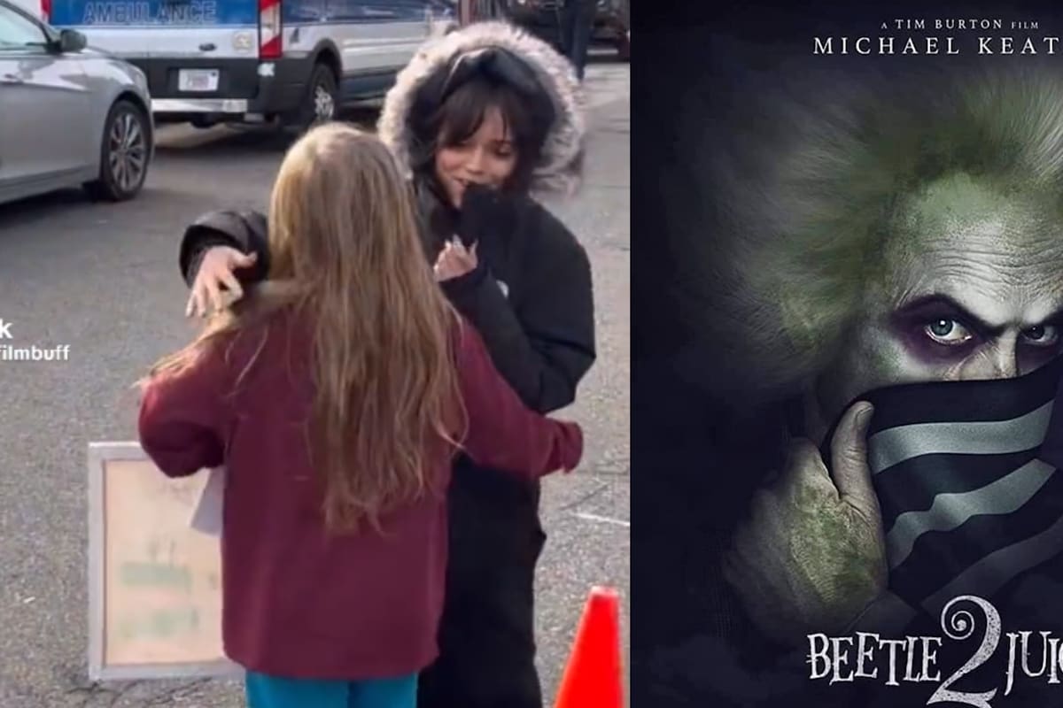 Filtran el detrás de cámaras de ‘Beetlejuice 2’ con Jenna Ortega y Michael Keaton