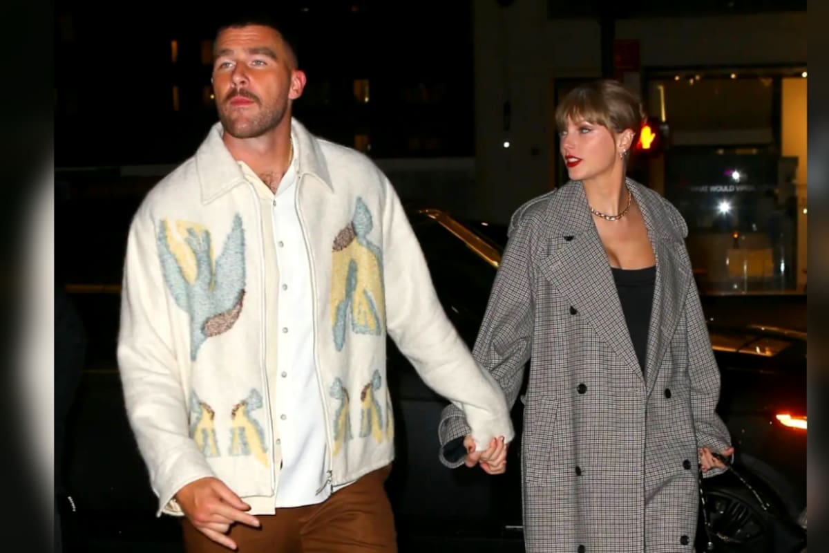 ¡Taylor Swift y Travis Kelce fueron captados tomándose de la mano en Nueva York!