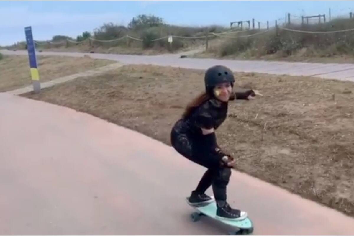 Shakira presumen su nuevo pasatiempo, ¡andar en patineta!