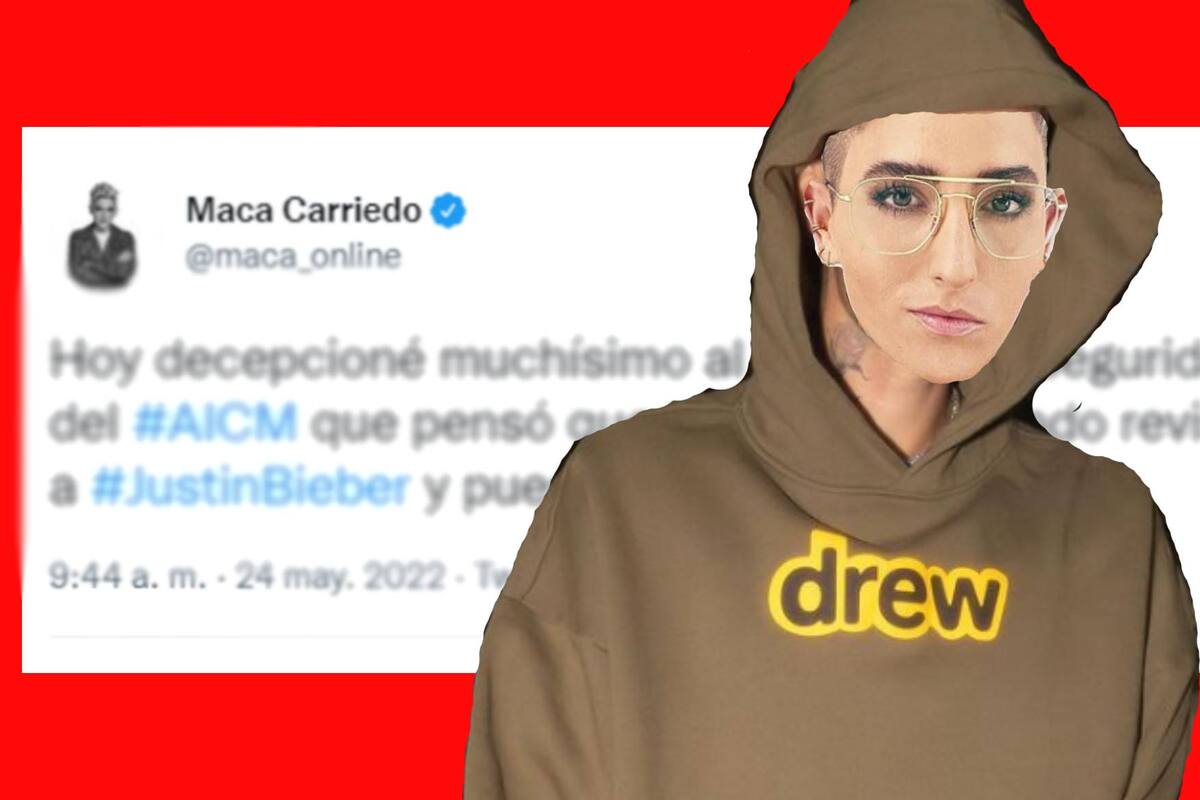 Justin, ¿eres tú?: Confunden a Maca Carriedo con Justin Bieber en el aeropuerto
