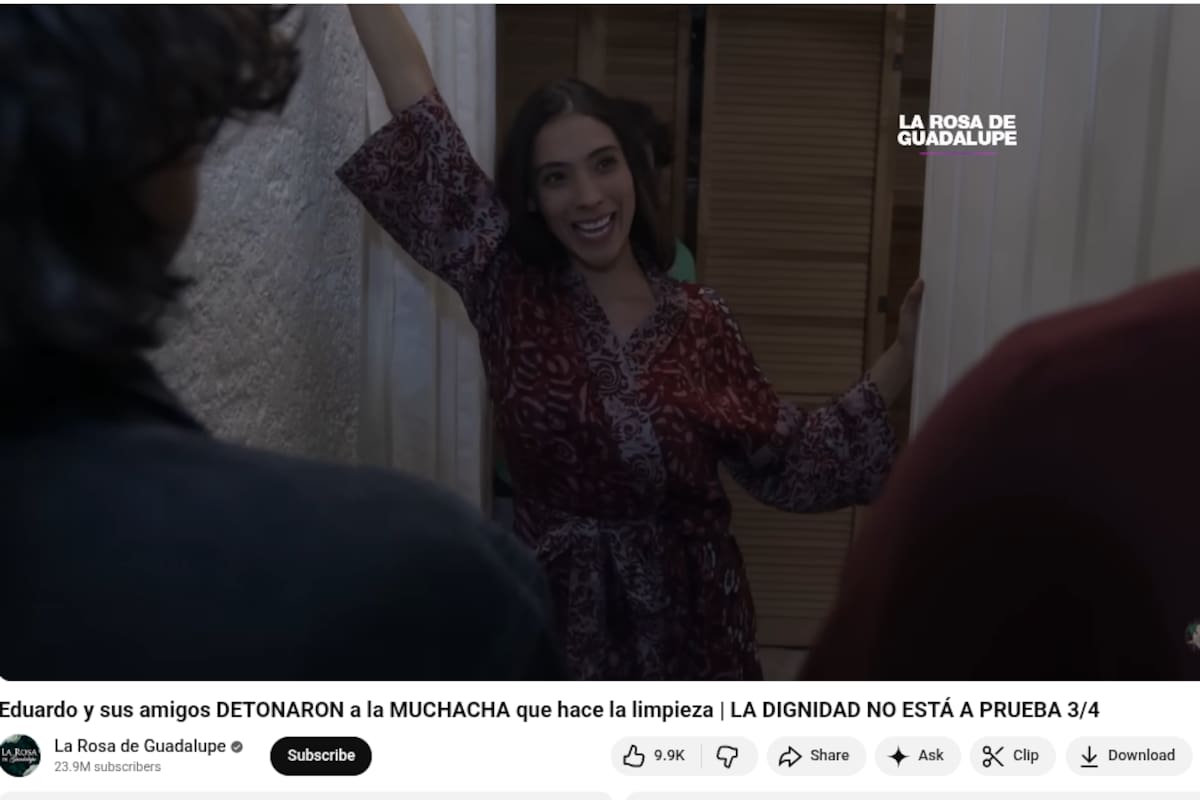 La Rosa de Guadalupe genera confusión en redes por el título de un reciente episodio: “Eduardo y sus amigos DETONARON a la MUCHACHA que hace la limpieza”