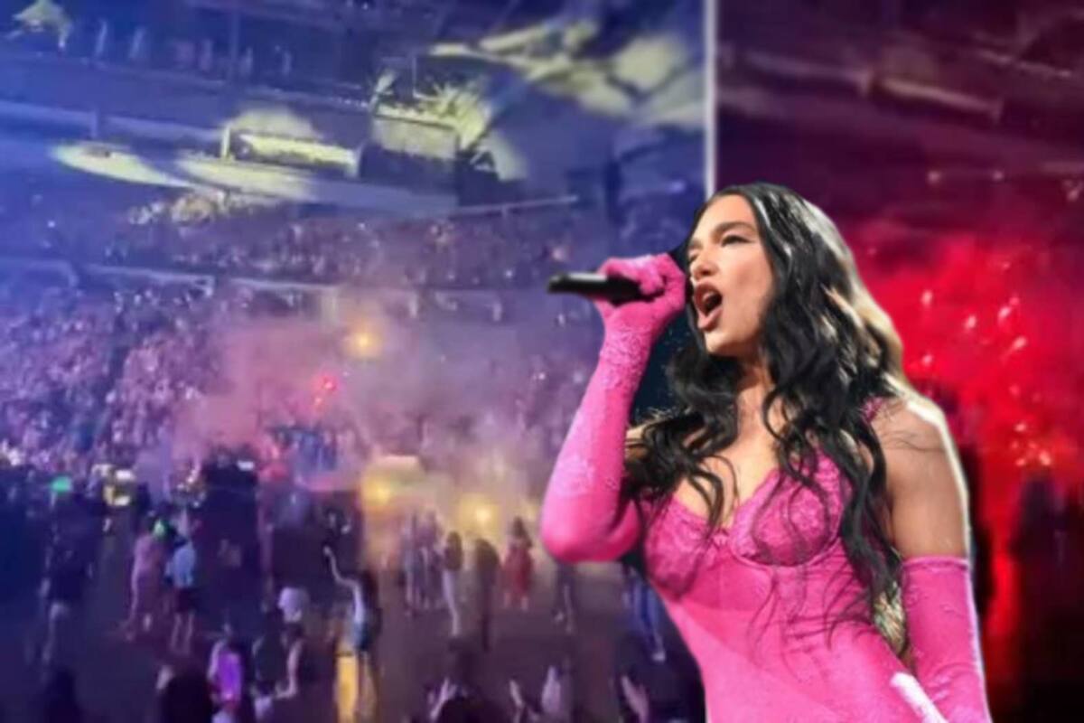 Varios heridos al estallar pirotecnia ilegal en concierto de Dua Lipa: VIDEO