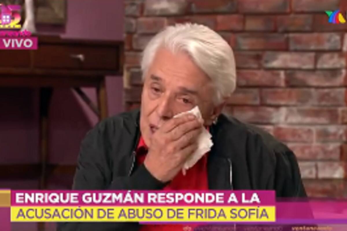 “En mi vida le he tocado un pelo": Enrique Guzmán niega entre llanto acusaciones de Frida Sofía
