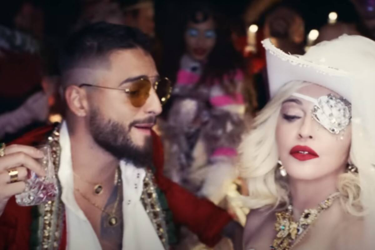 Maluma revela que hospedó a Madonna en su casa en Medellin durante una de sus giras