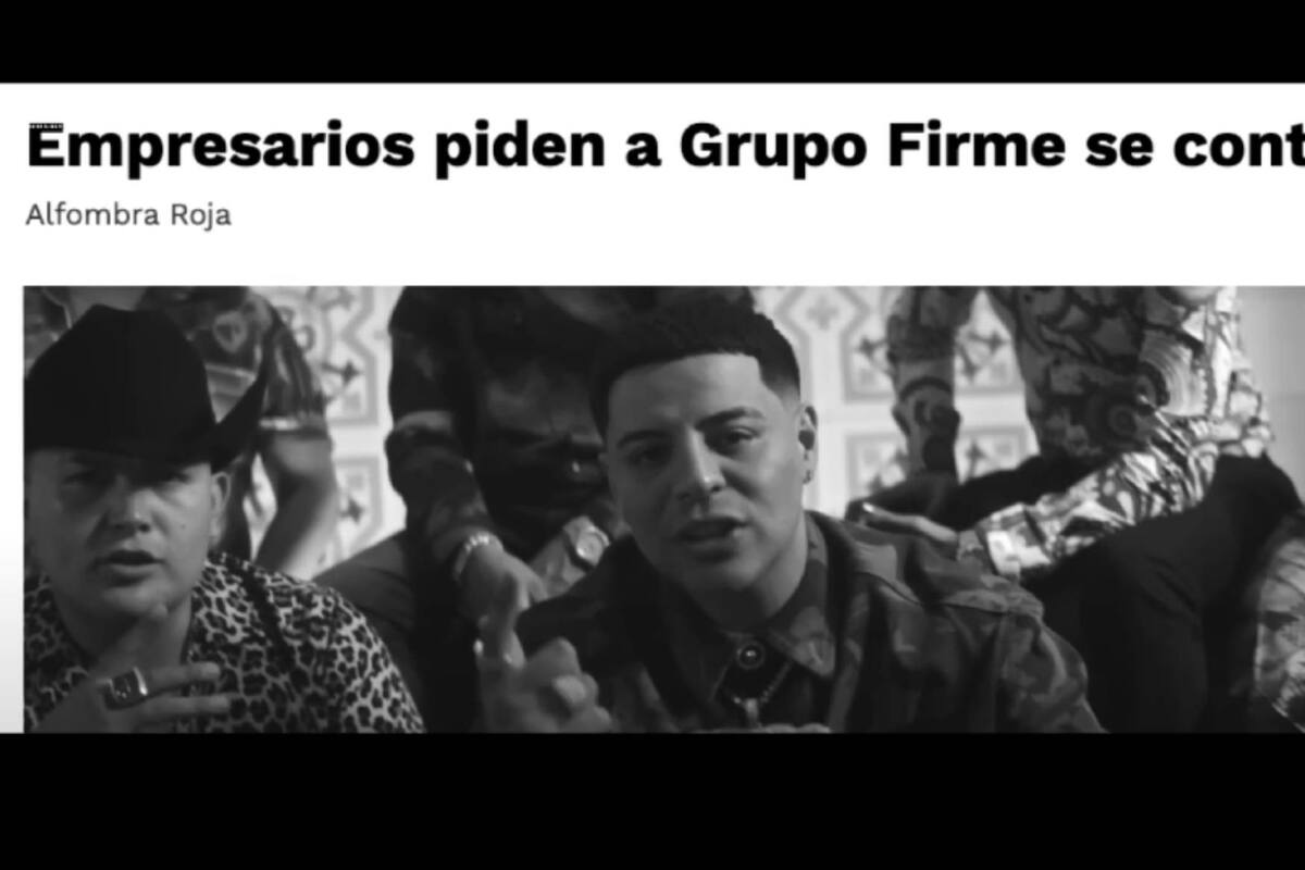 "Grupo Firme" estrena "A mi modo", una canción dedicada a la prensa y a los envidiosos