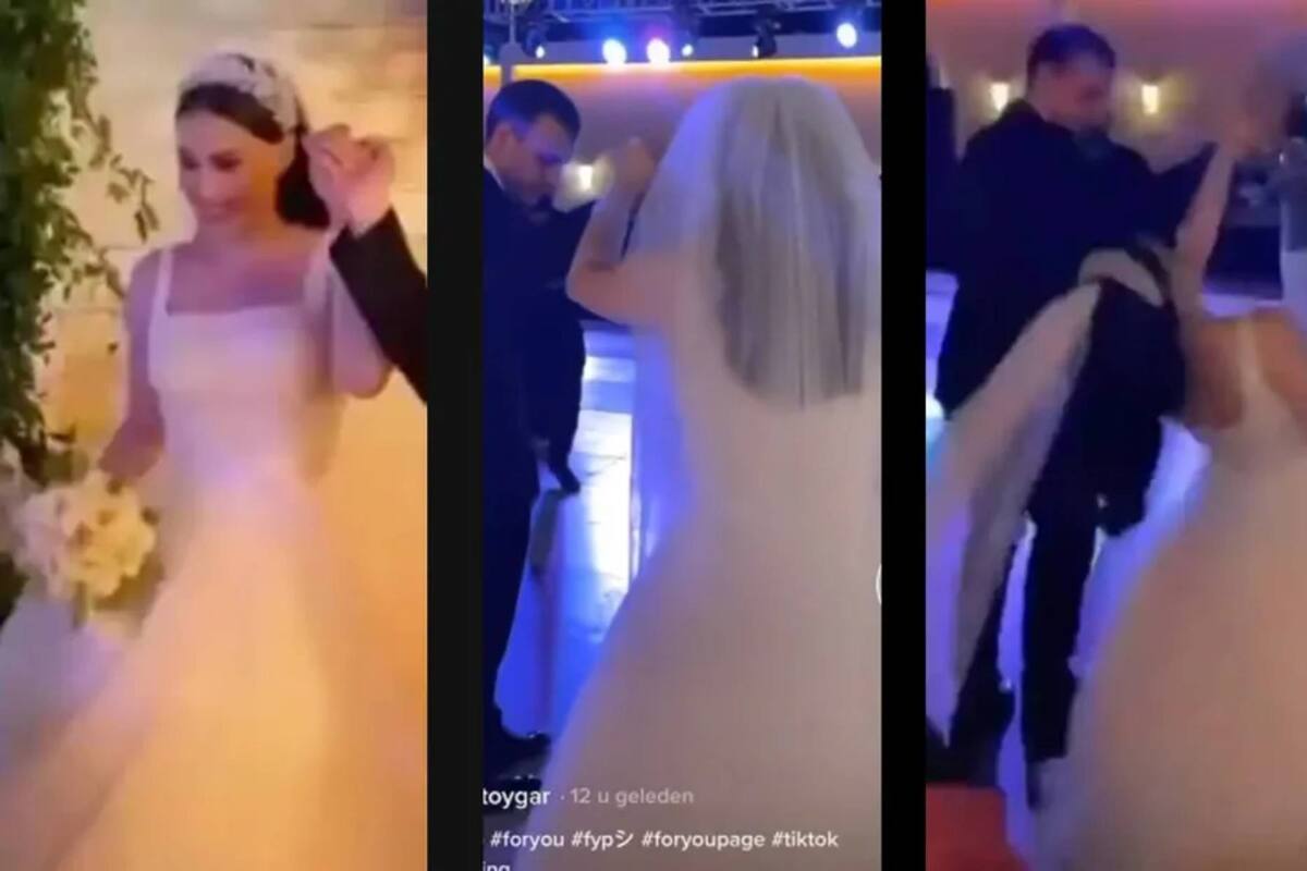 "¡No niños en bodas!": Critican a padres de menor que jala el velo de una novia