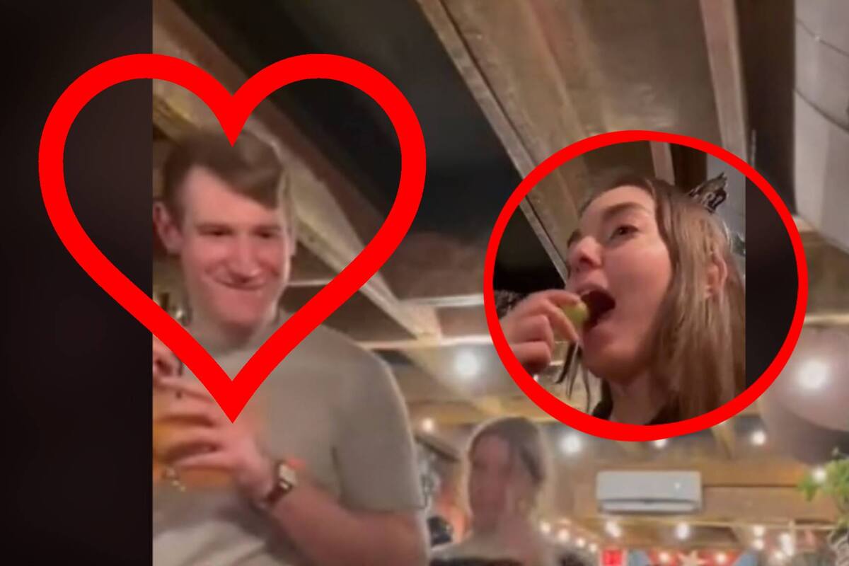 VIDEO: Mujer encuentra el amor en menos de 20 segundos con ritual de año nuevo