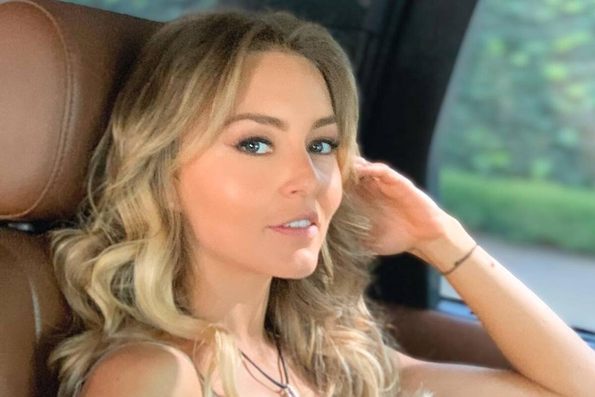 Angelique Boyer presume su cuerpazo con un bañador azul en Valle de Bravo