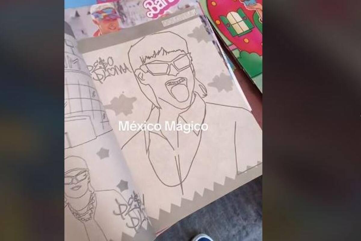 VIRAL: Venden libro de colorear de Peso Pluma