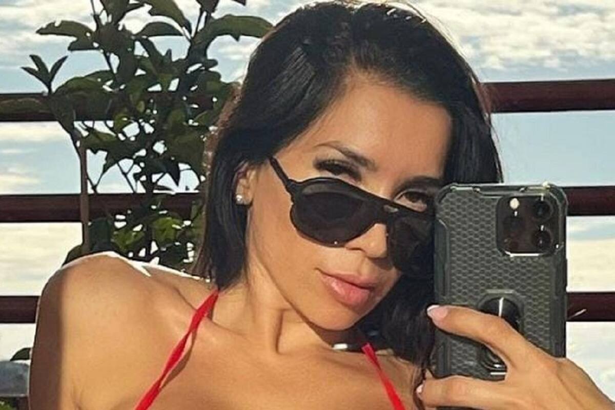 Neiva Mara causa sensación al modelar de espaldas sus ajustados jeans