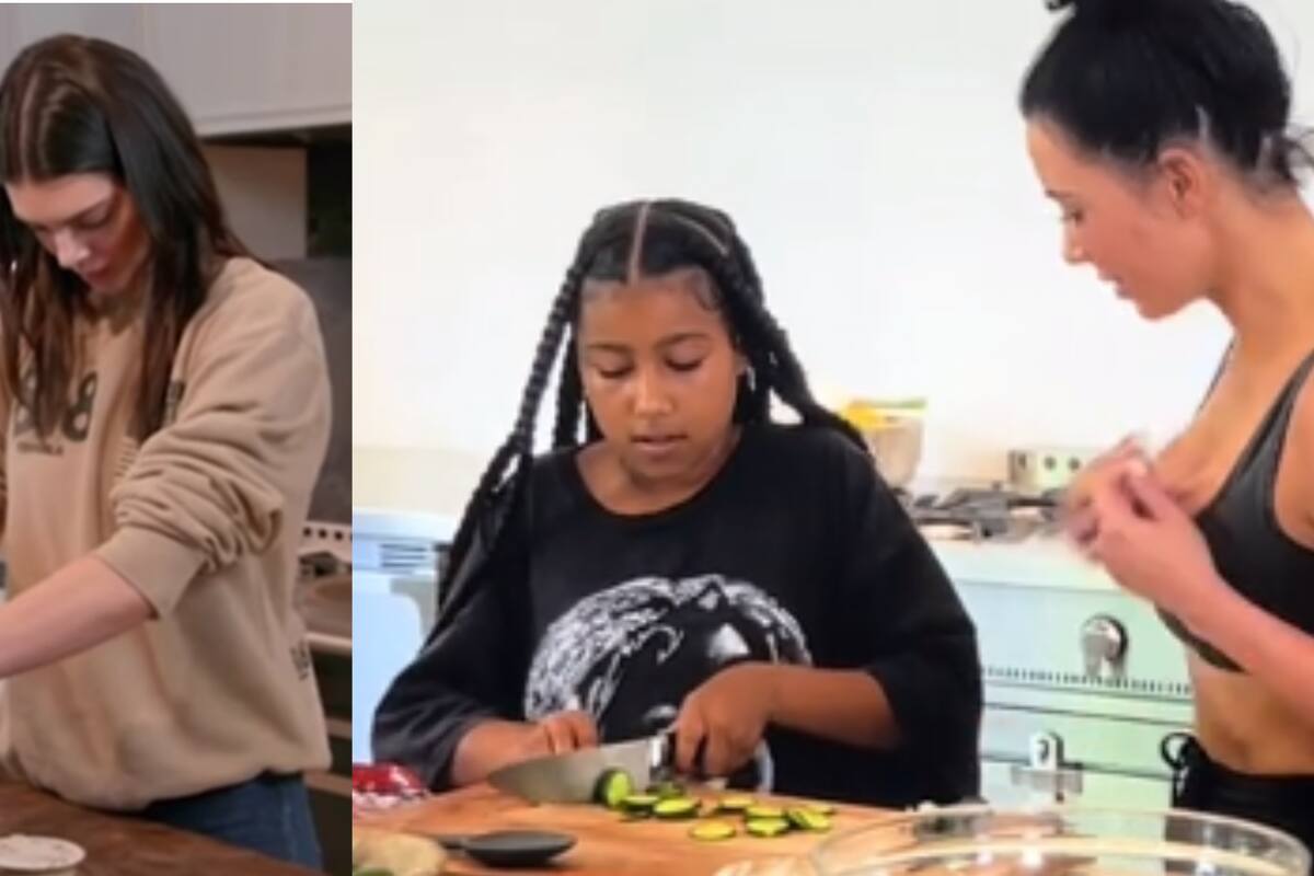 Kim Kardashian se burla de Kendall Jenner al recordar el cómico momento de la modelo cuando no sabe picar un pepino