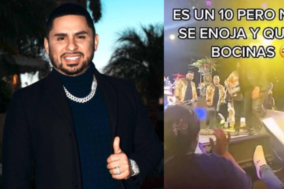 Larry Hernández estalla y rompe monitor en un concierto en Arizona