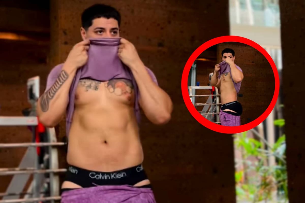 Eduin Caz pone a temblar a sus fans con un atrevido video en donde enseña su ropa interior