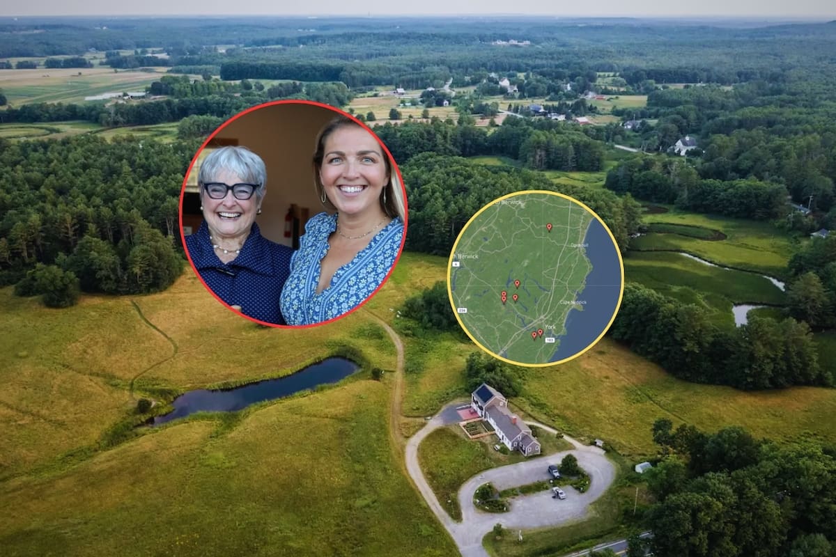 Madre e hija cedieron 73 hectáreas de un paraje natural en Maine para asegurar su protección legal y conservar un ecosistema completo con bosques, humedales y vestigios históricos para el futuro