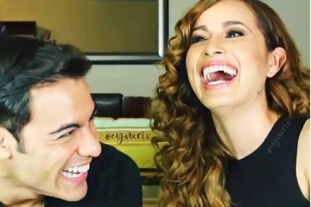 Carlos Rivera le baila a Cynthia Rodríguez en pleno concierto