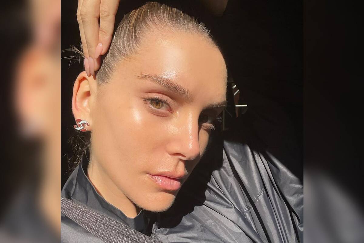 Valentina Ferrer luce bikini de hilo a sus nueve meses de embarazo