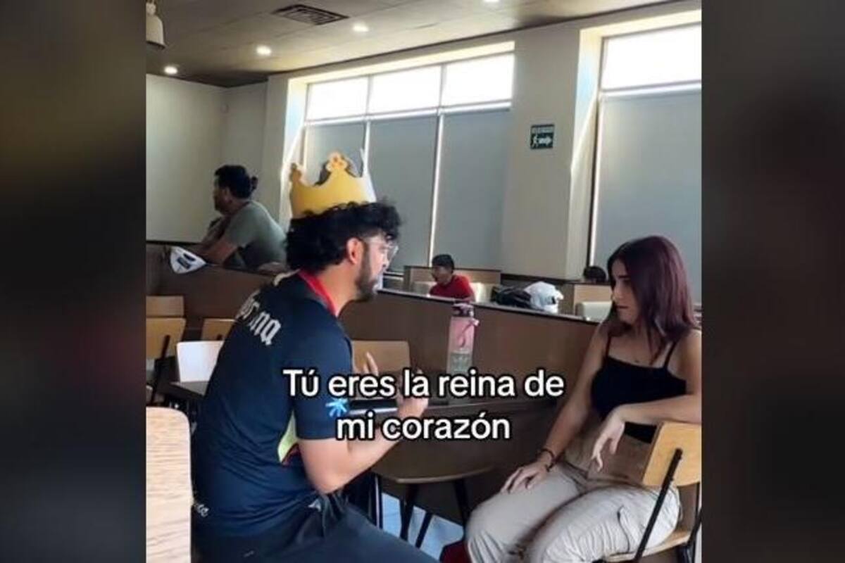 VIDEO: Hombre pide matrimonio en un Burger King y es rechazado