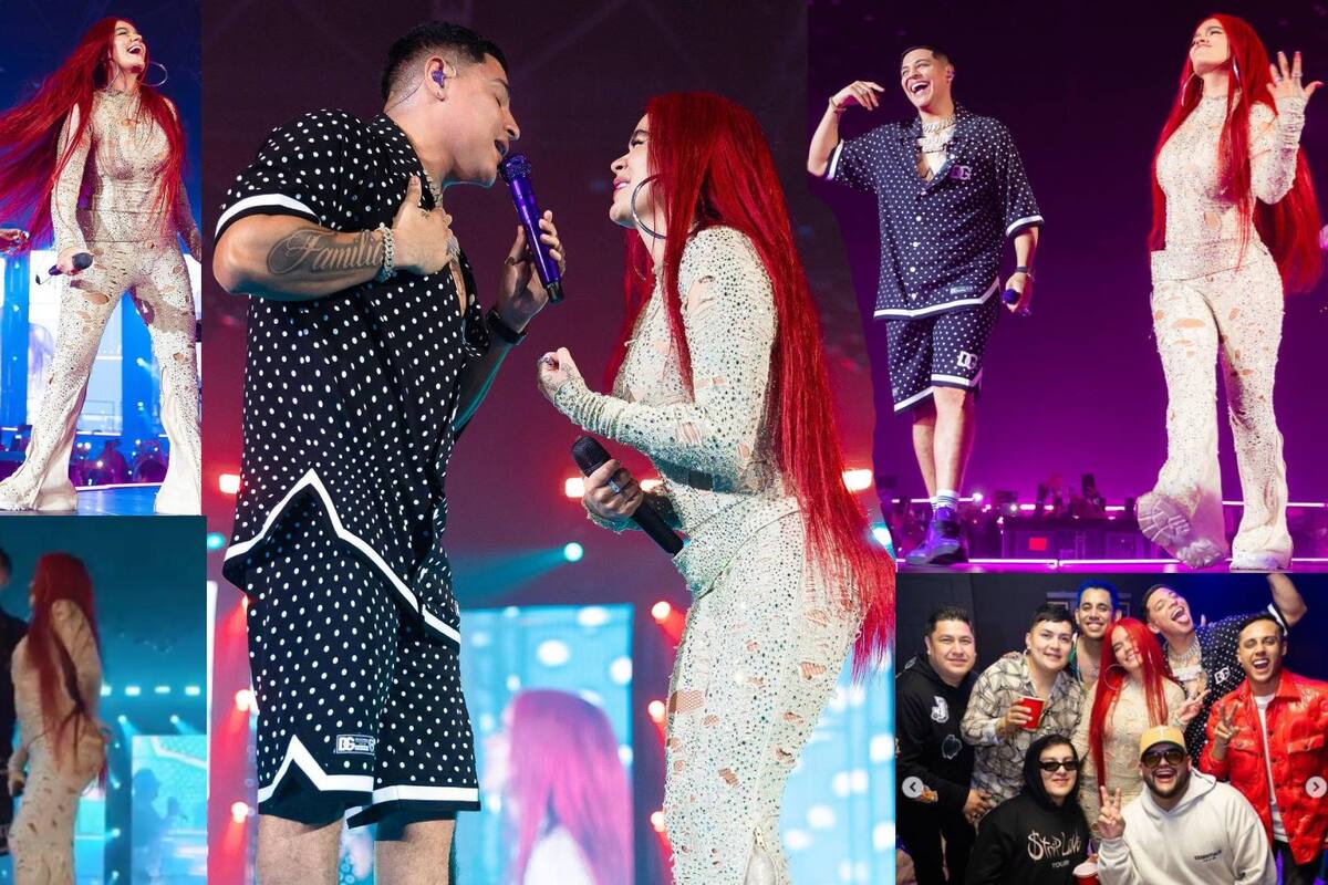 Karol G y Grupo Firme causaron sensación al cantar juntos durante un concierto en Texas