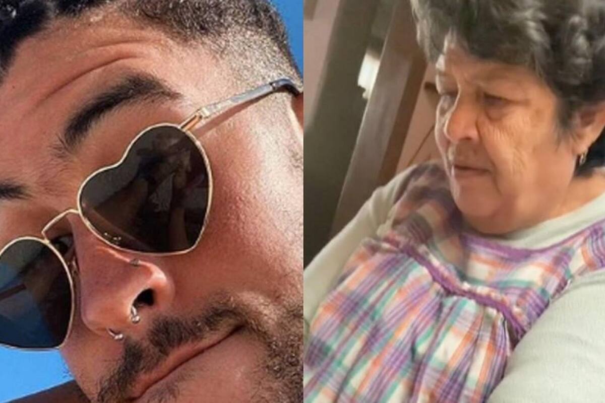 VIDEO VIRAL: Abuelita le regala sus ahorros a su nieta para que vaya al concierto de Bad Bunny
