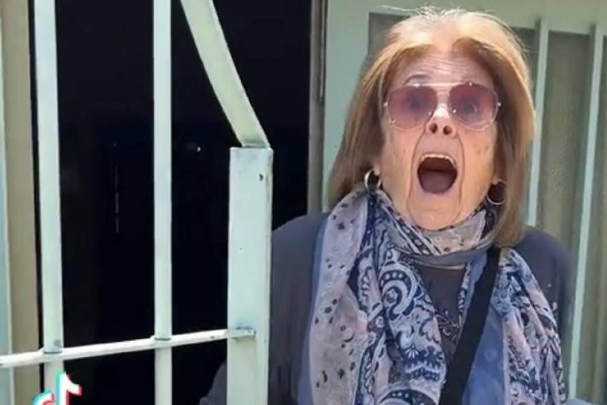 VIDEO VIRAL: Abuelita se desmaya al ver a su nieta después de un año