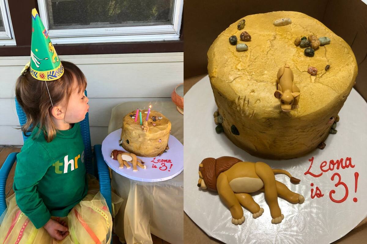 Niña pide pastel de cumpleaños para no compartir con nadie