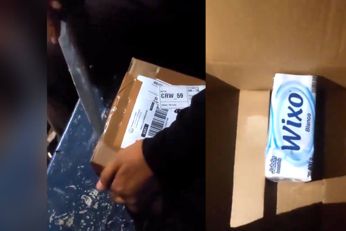 VIRAL: pide un celular en el Buen Fin, ¡y le llega un jabón!