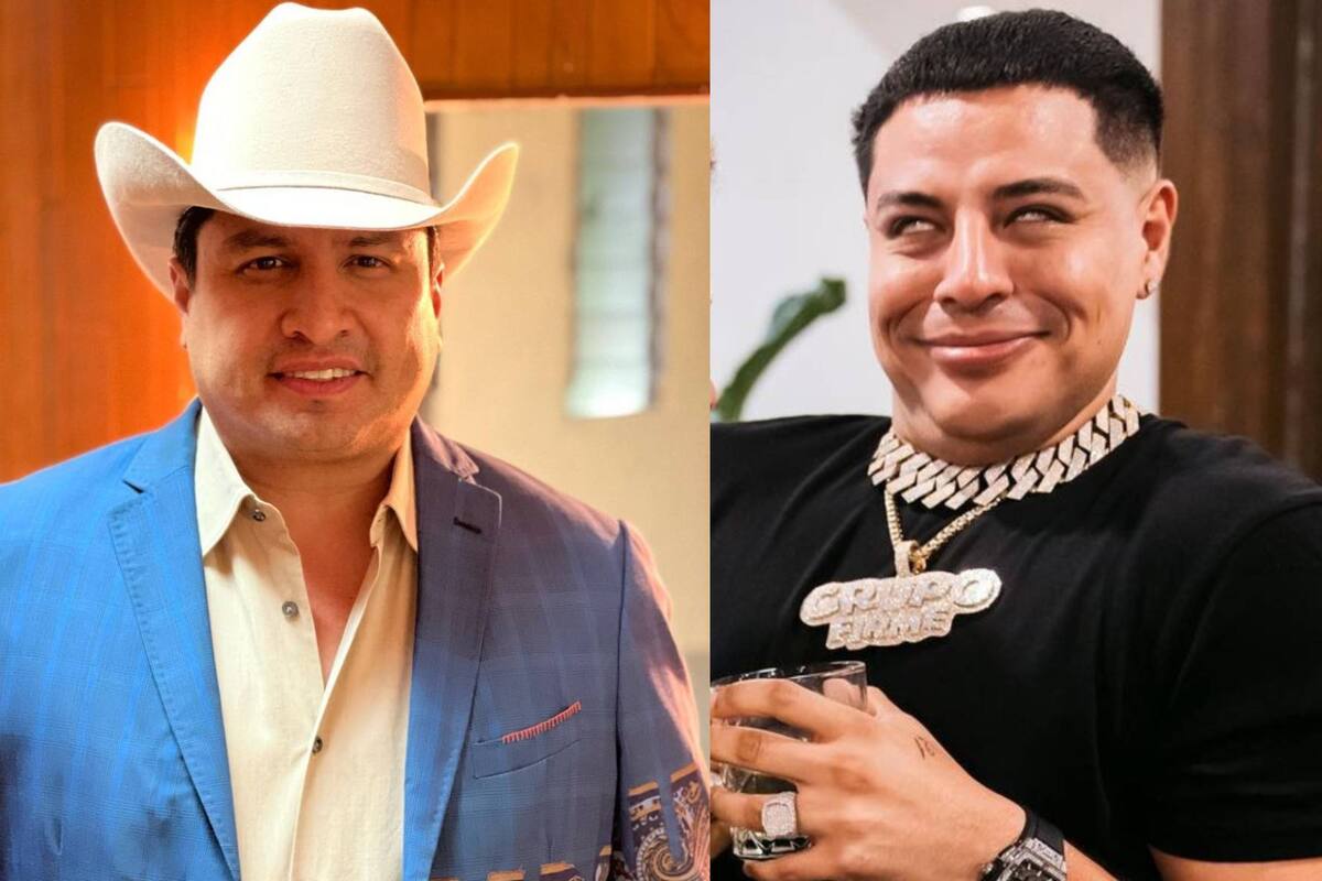 Julión Álvarez le recomienda a Eduin Caz que tenga cuidado con el alcohol