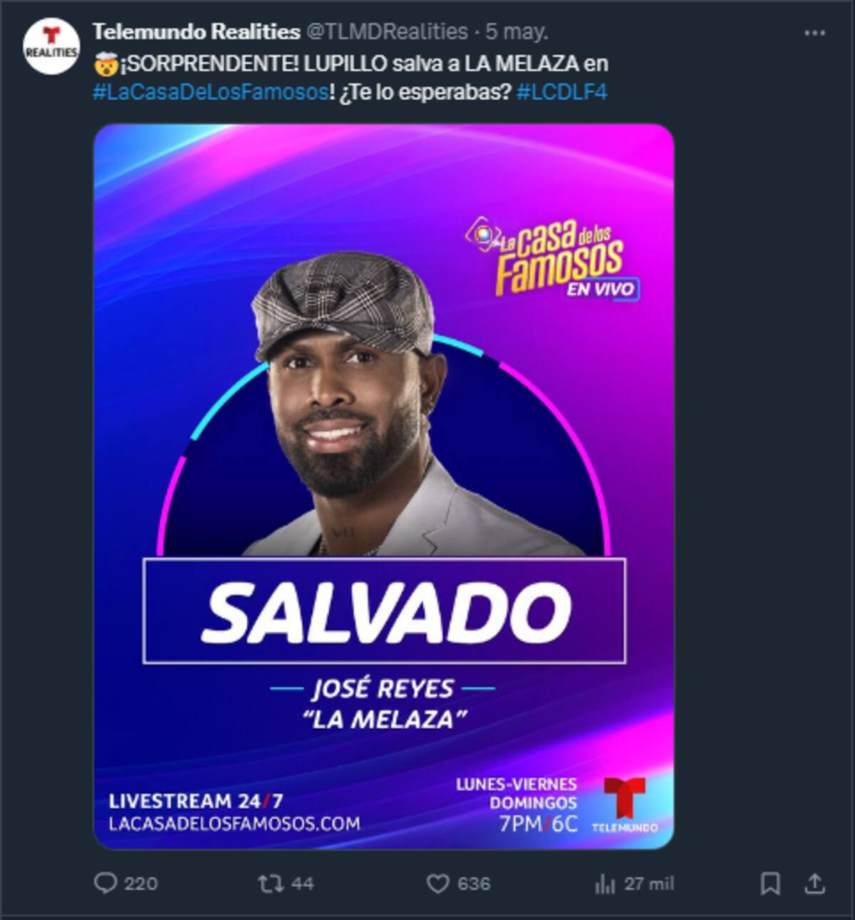 Lupillo eligió salvar a "La Maleza"