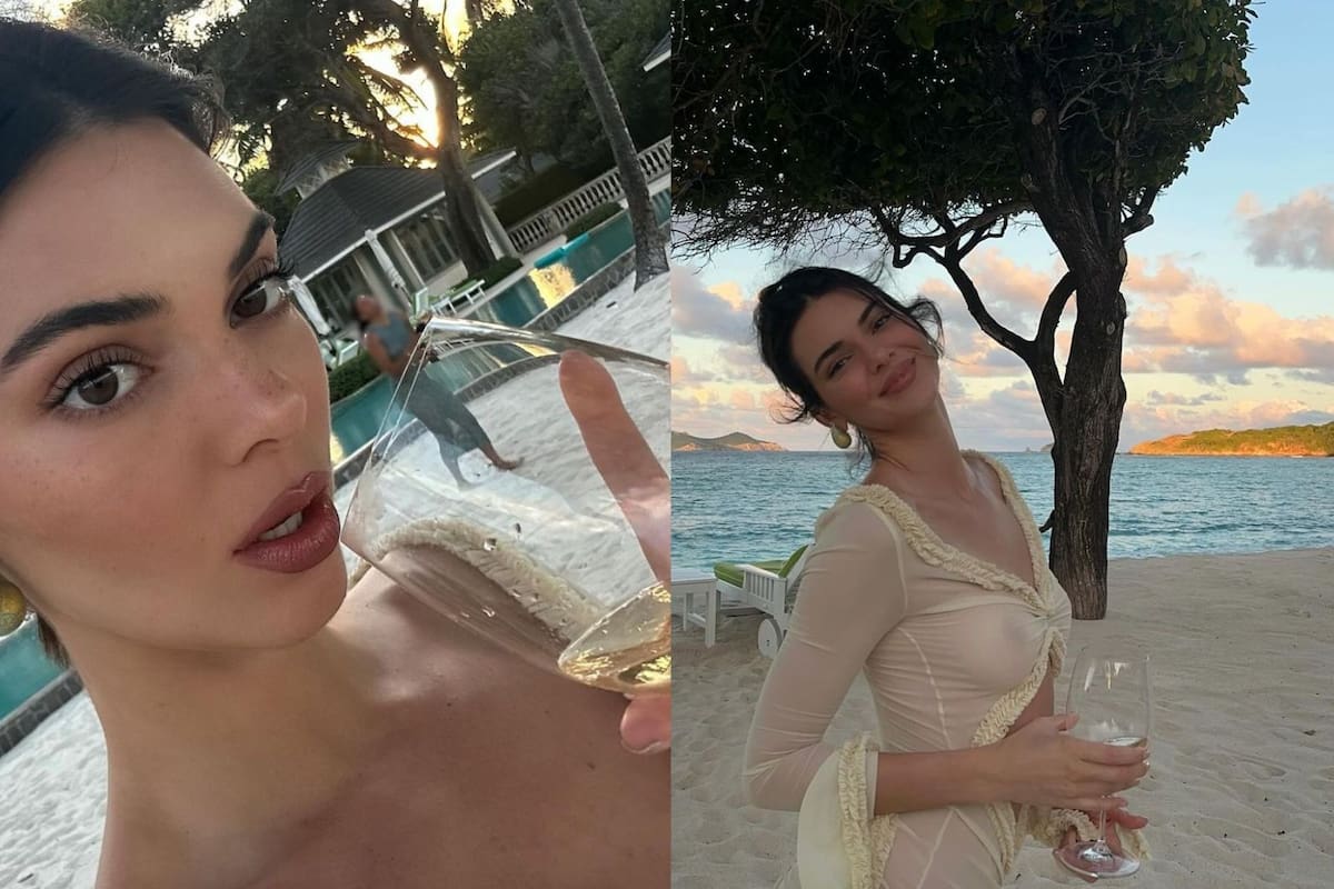 Kendall Jenner posa en transparencias y no deja NADA a la imaginación