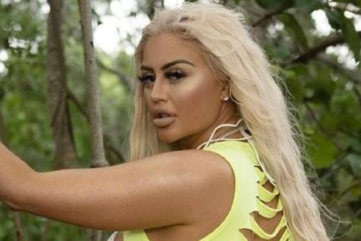 Danii Banks hace gala de sus curvas modelando su traje de baño