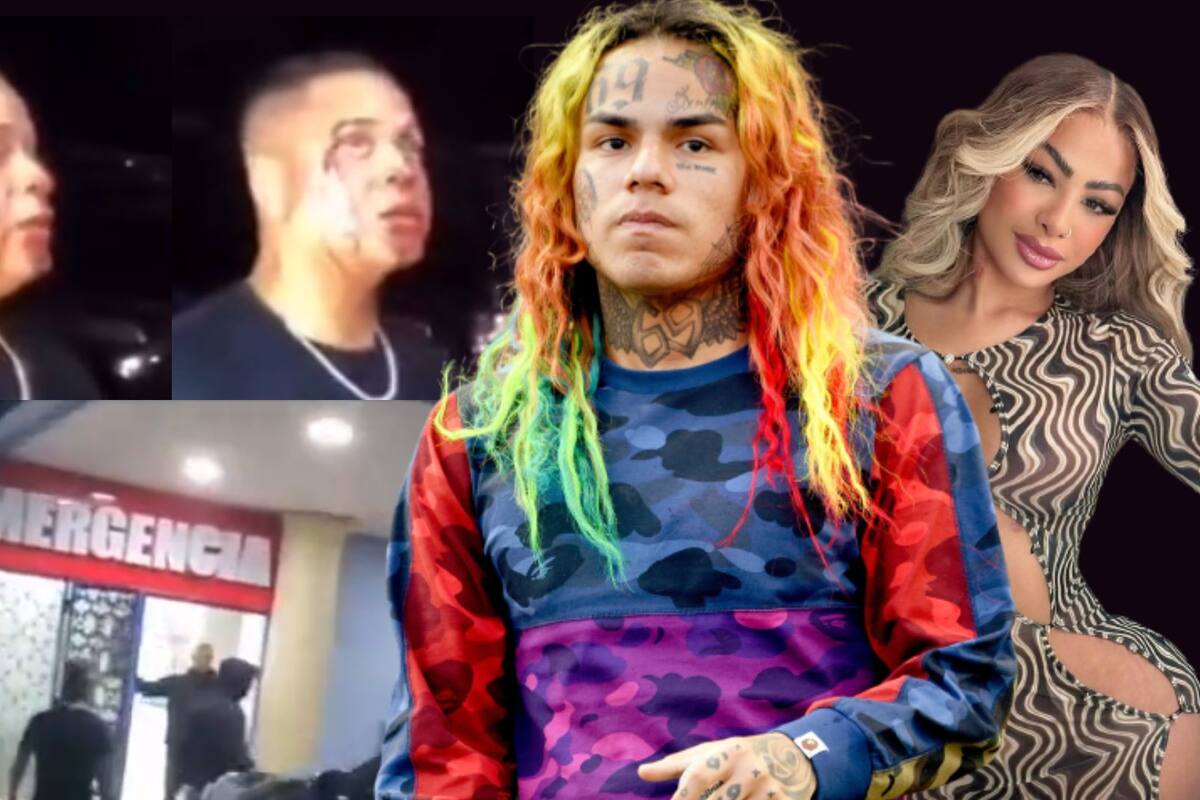 Por CELOS Tekashi 6ix9ine ataca a golpes a equipo de producción de Yailin la más viral